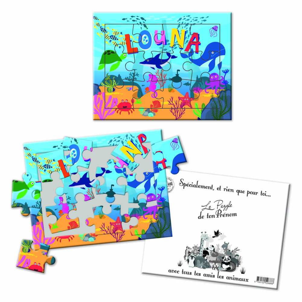 Puzzle 1er âge "Le Puzzle de ton Prénom" Lucas
