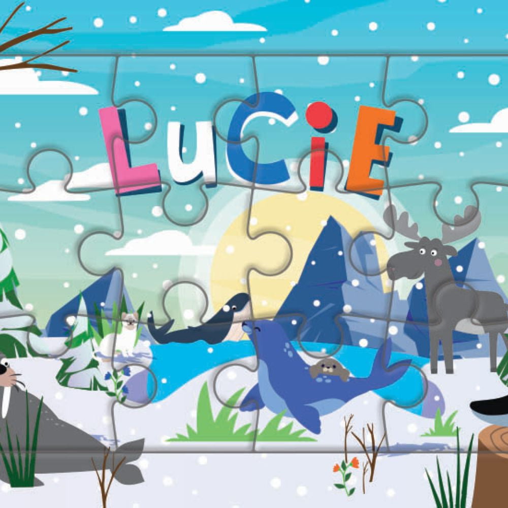 Puzzle 1er âge "Le Puzzle de ton Prénom" Lucie