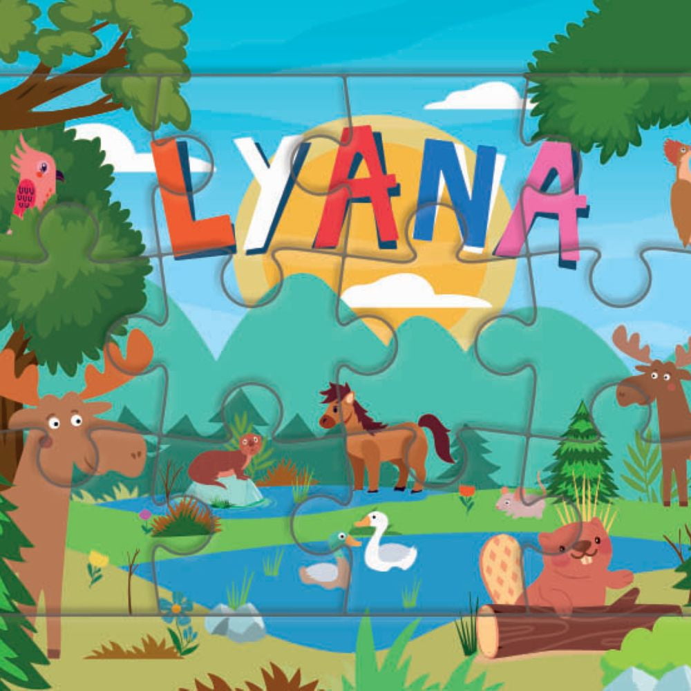 Puzzle 1er âge "Le Puzzle de ton Prénom" Lyana