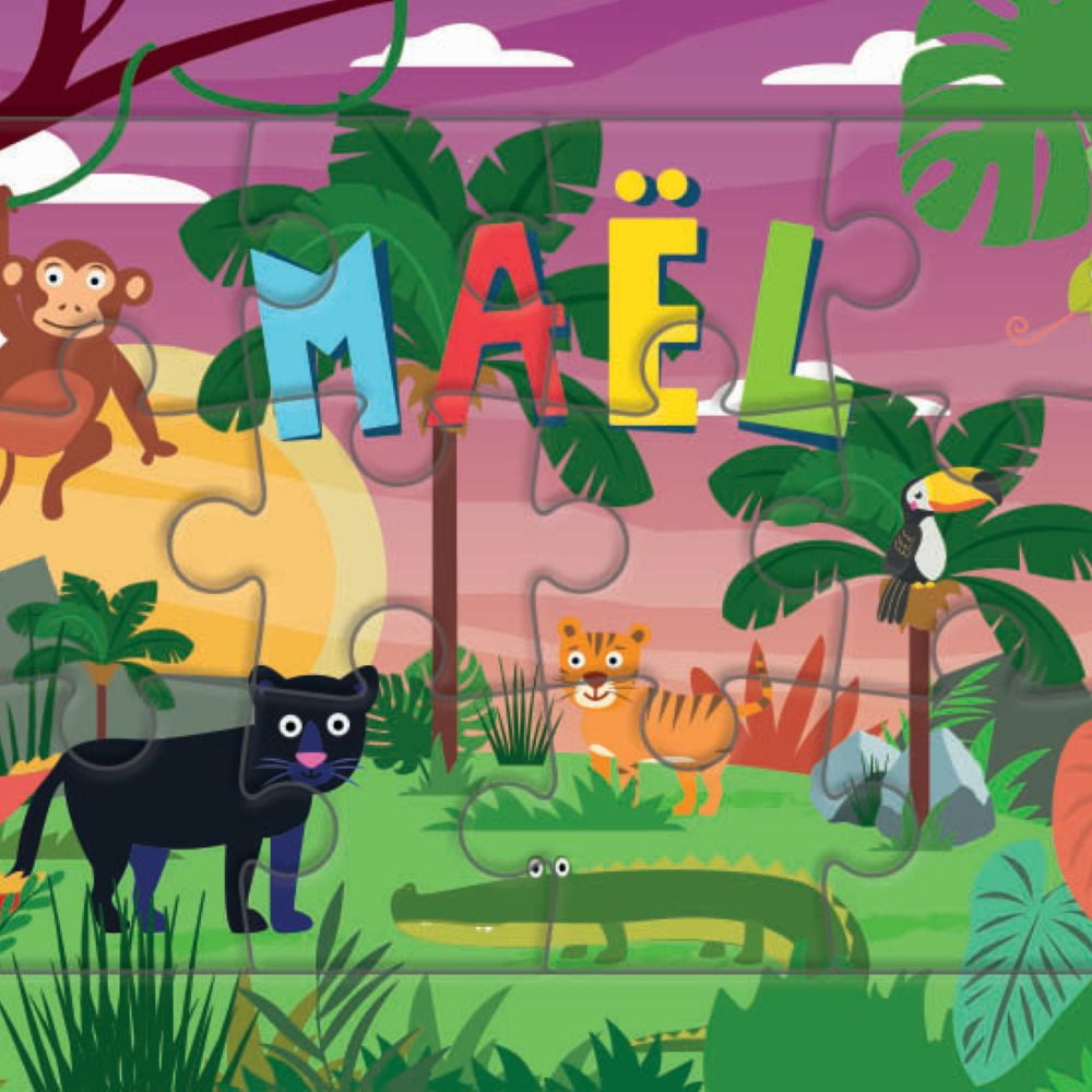 Puzzle 1er âge "Le Puzzle de ton Prénom" Maël