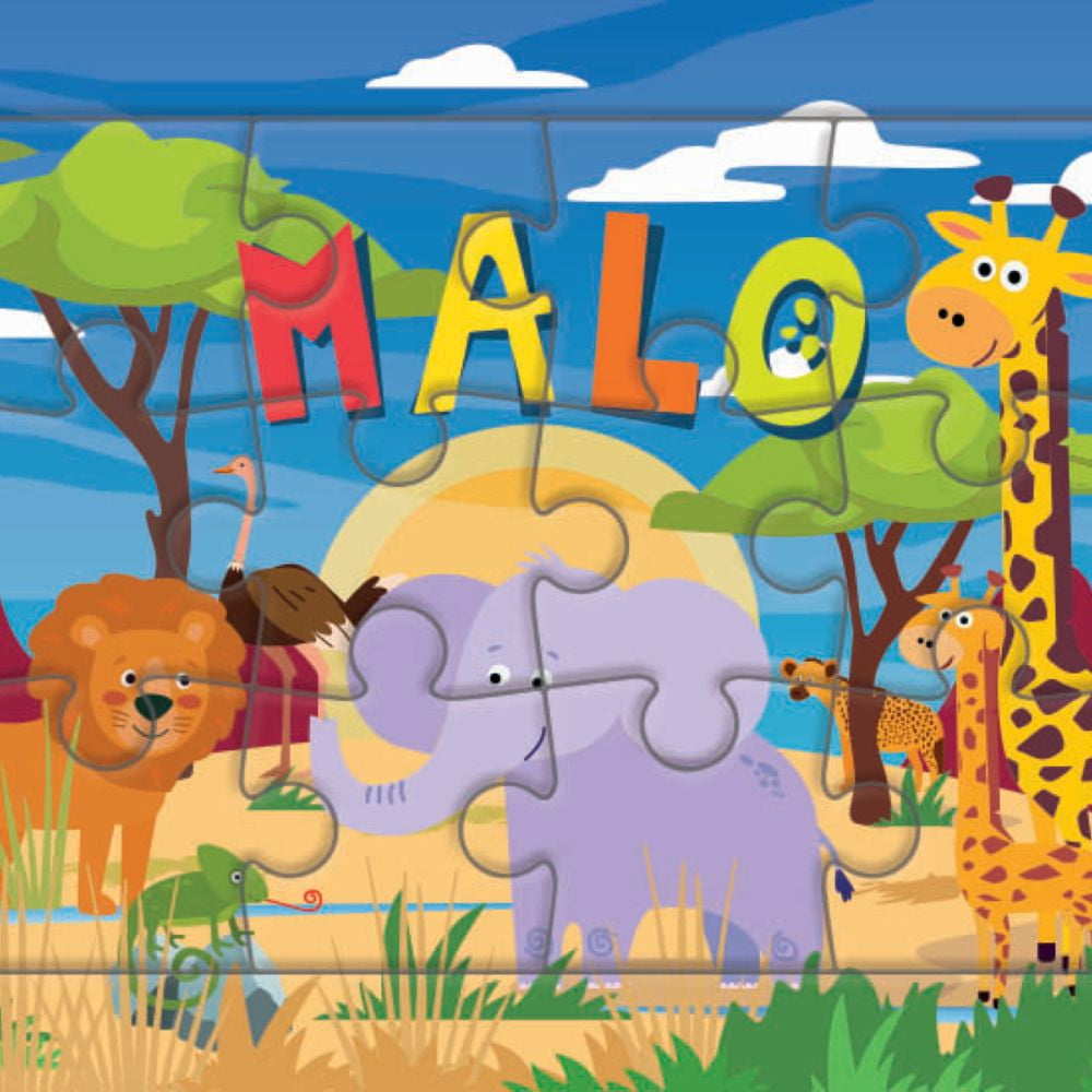 Puzzle 1er âge "Le Puzzle de ton Prénom" Malo