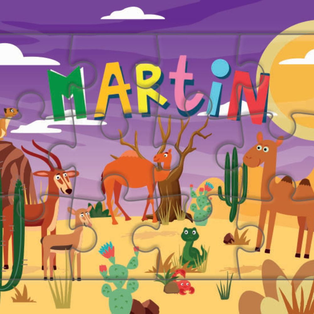 Puzzle 1er âge "Le Puzzle de ton Prénom" Martin