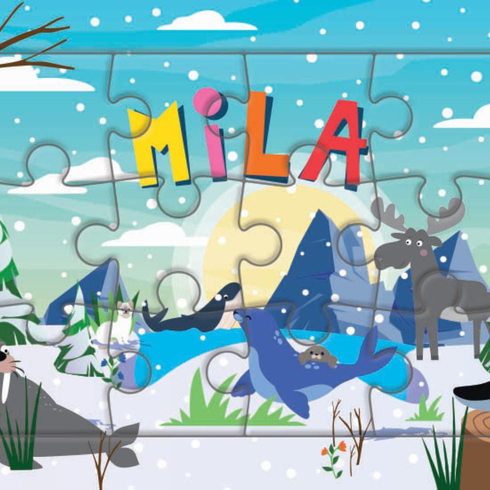 Puzzle 1er âge "Le Puzzle de ton Prénom" Mila