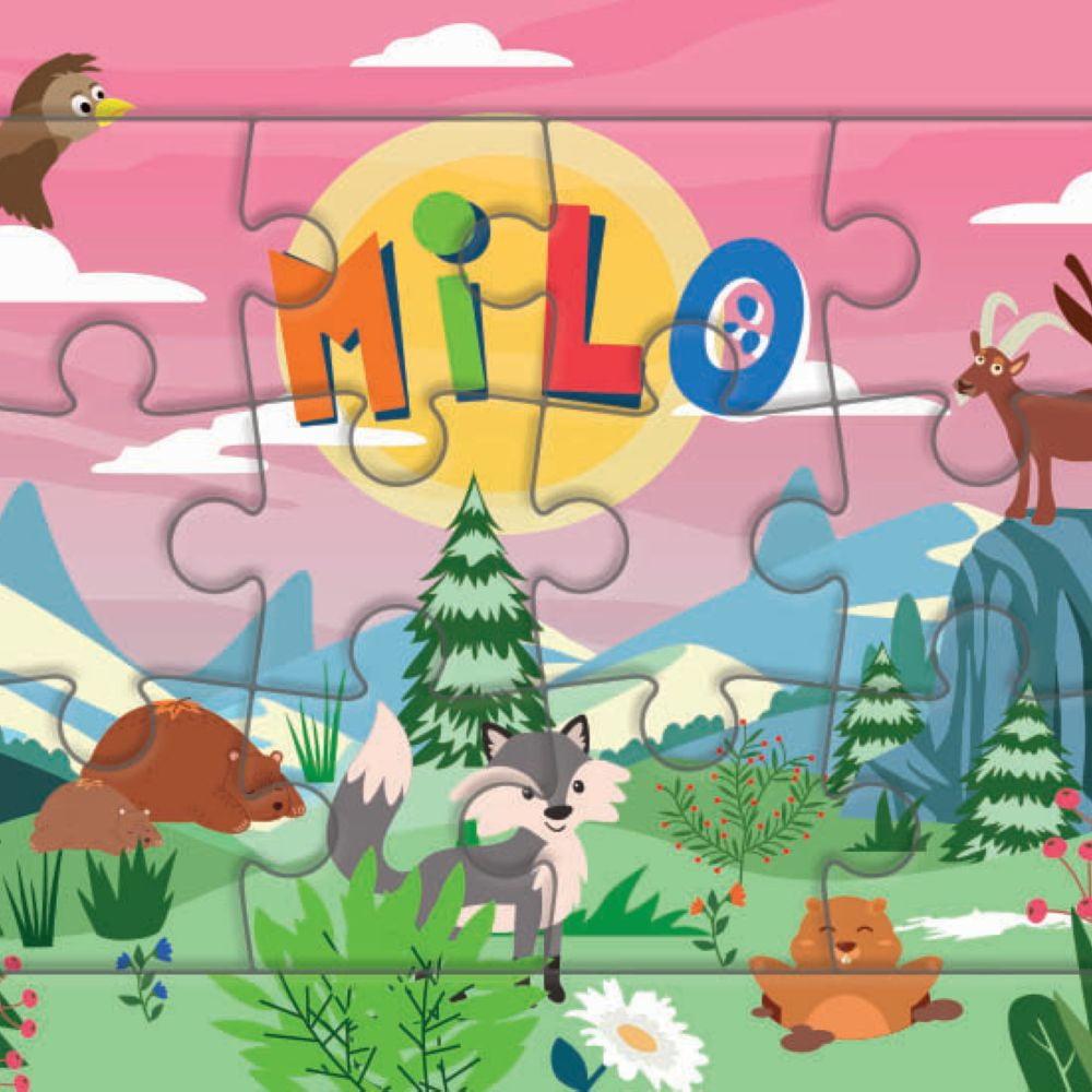 Puzzle 1er âge "Le Puzzle de ton Prénom" Milo