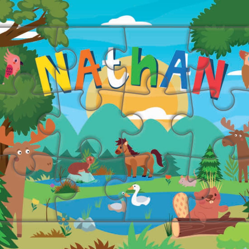 Puzzle 1er âge "Le Puzzle de ton Prénom" Nathan