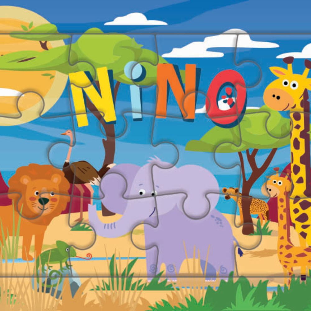 Puzzle 1er âge "Le Puzzle de ton Prénom" Nino
