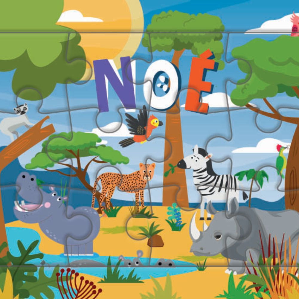 Puzzle 1er âge "Le Puzzle de ton Prénom" Noé
