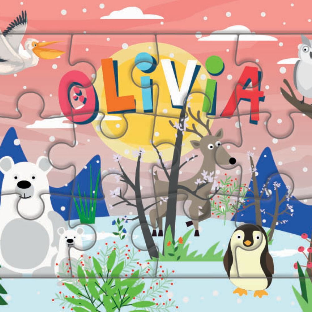 Puzzle 1er âge "Le Puzzle de ton Prénom" Olivia