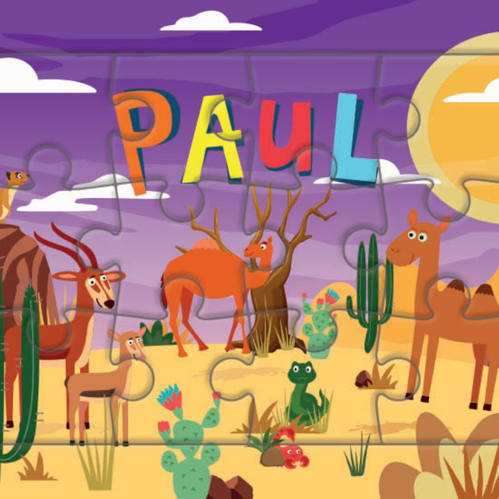 Puzzle 1er âge "Le Puzzle de ton Prénom" Paul