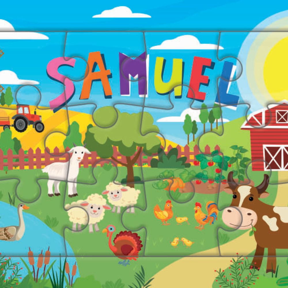Puzzle 1er âge "Le Puzzle de ton Prénom" Samuel