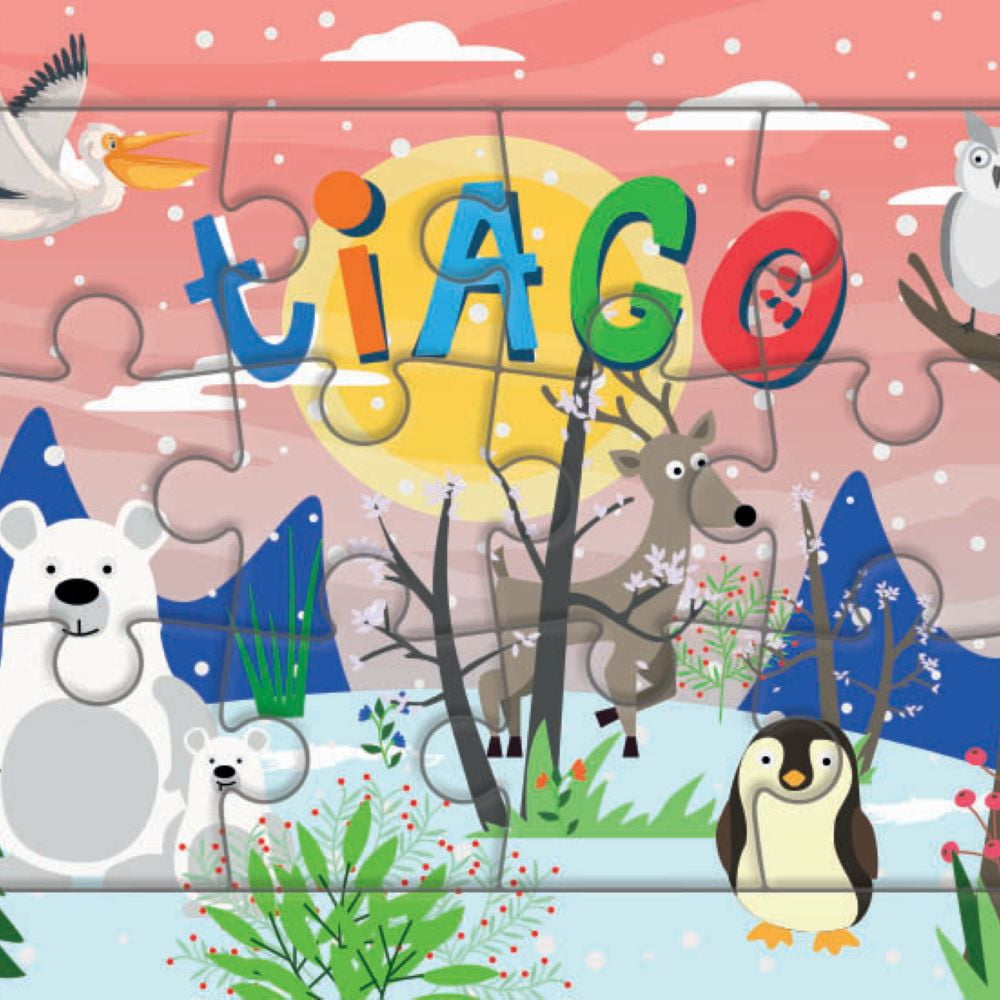 Puzzle 1er âge "Le Puzzle de ton Prénom" Tiago