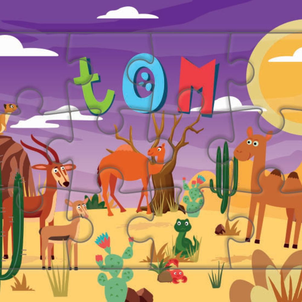 Puzzle 1er âge "Le Puzzle de ton Prénom" Tom