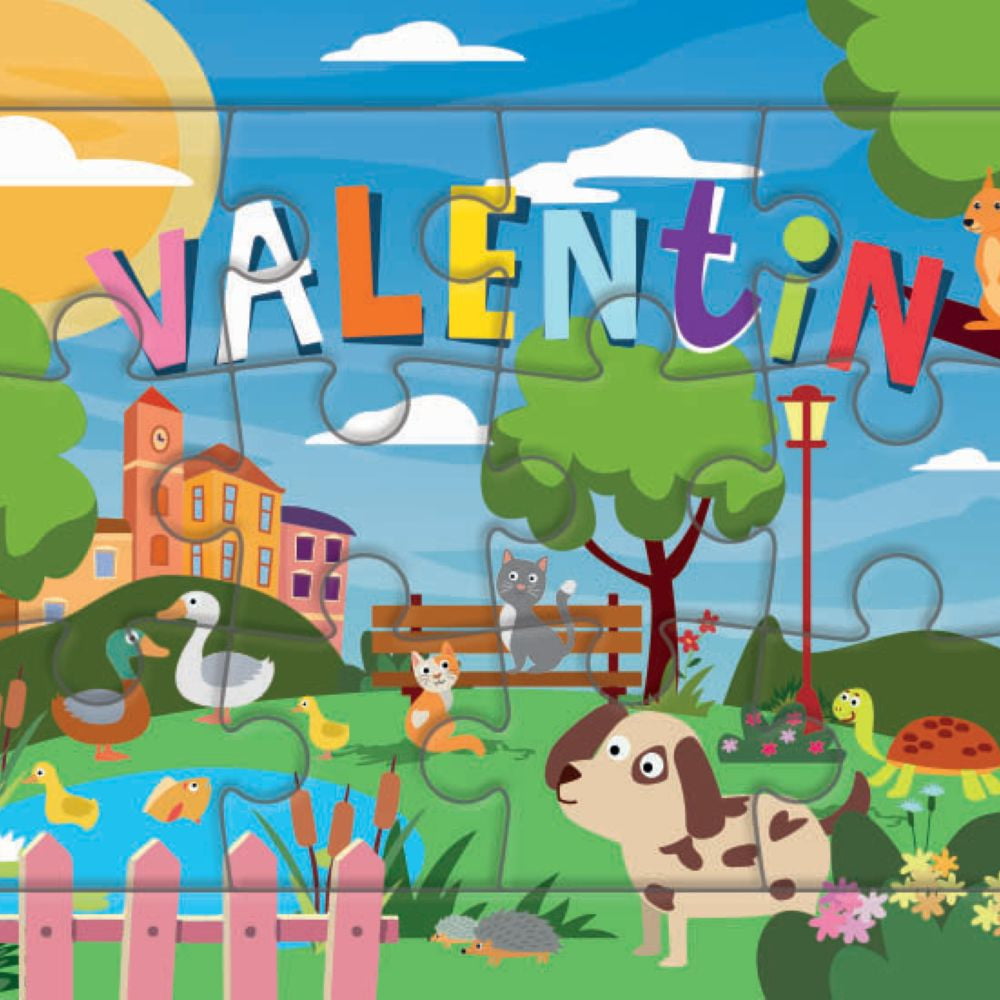 Puzzle 1er âge "Le Puzzle de ton Prénom" Valentin