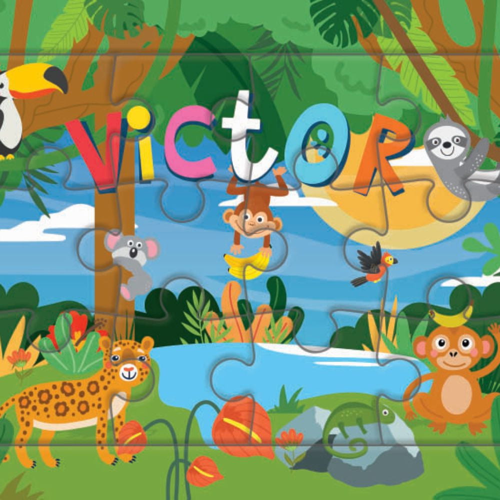 Puzzle 1er âge "Le Puzzle de ton Prénom" Victor