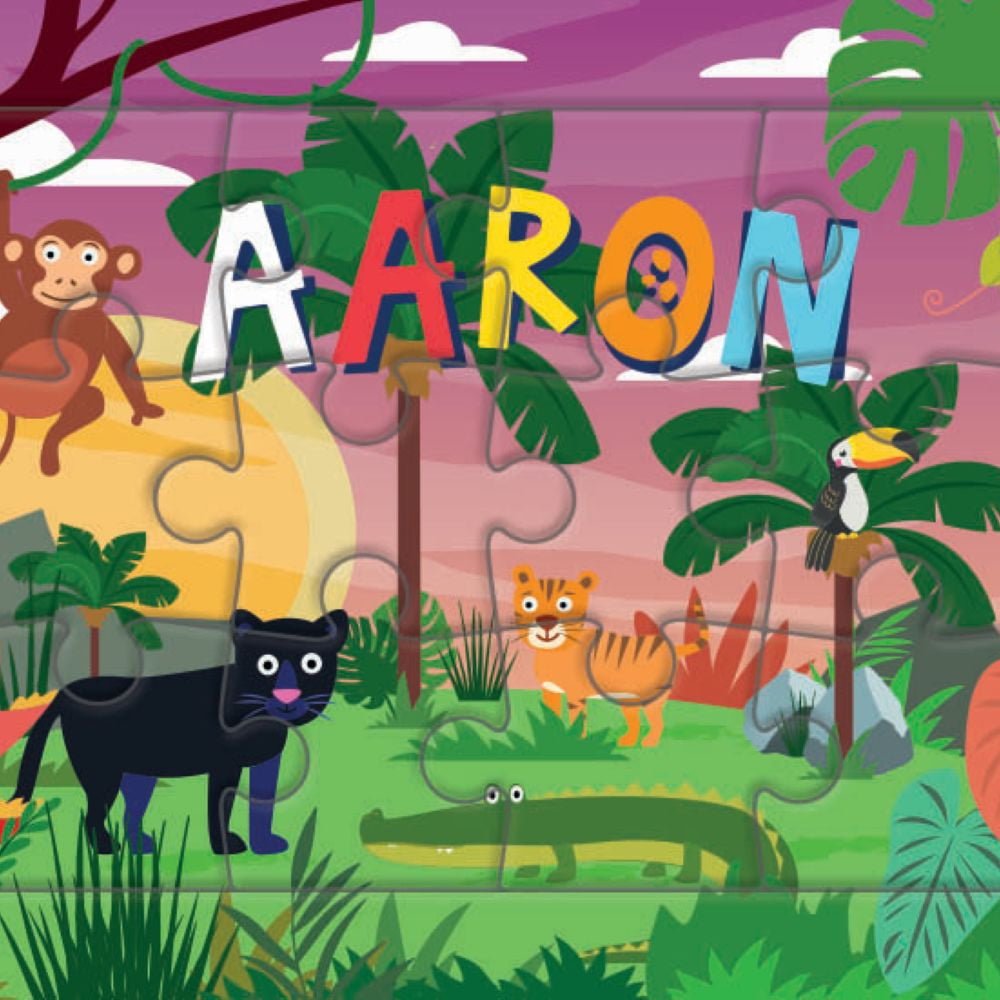 Puzzle 1er âge "Le Puzzle de ton Prénom" Aaron