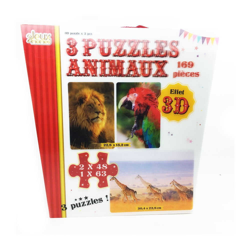 Puzzle 3D 3 en 1