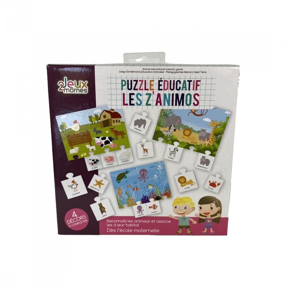 Puzzle éducatif Animaux