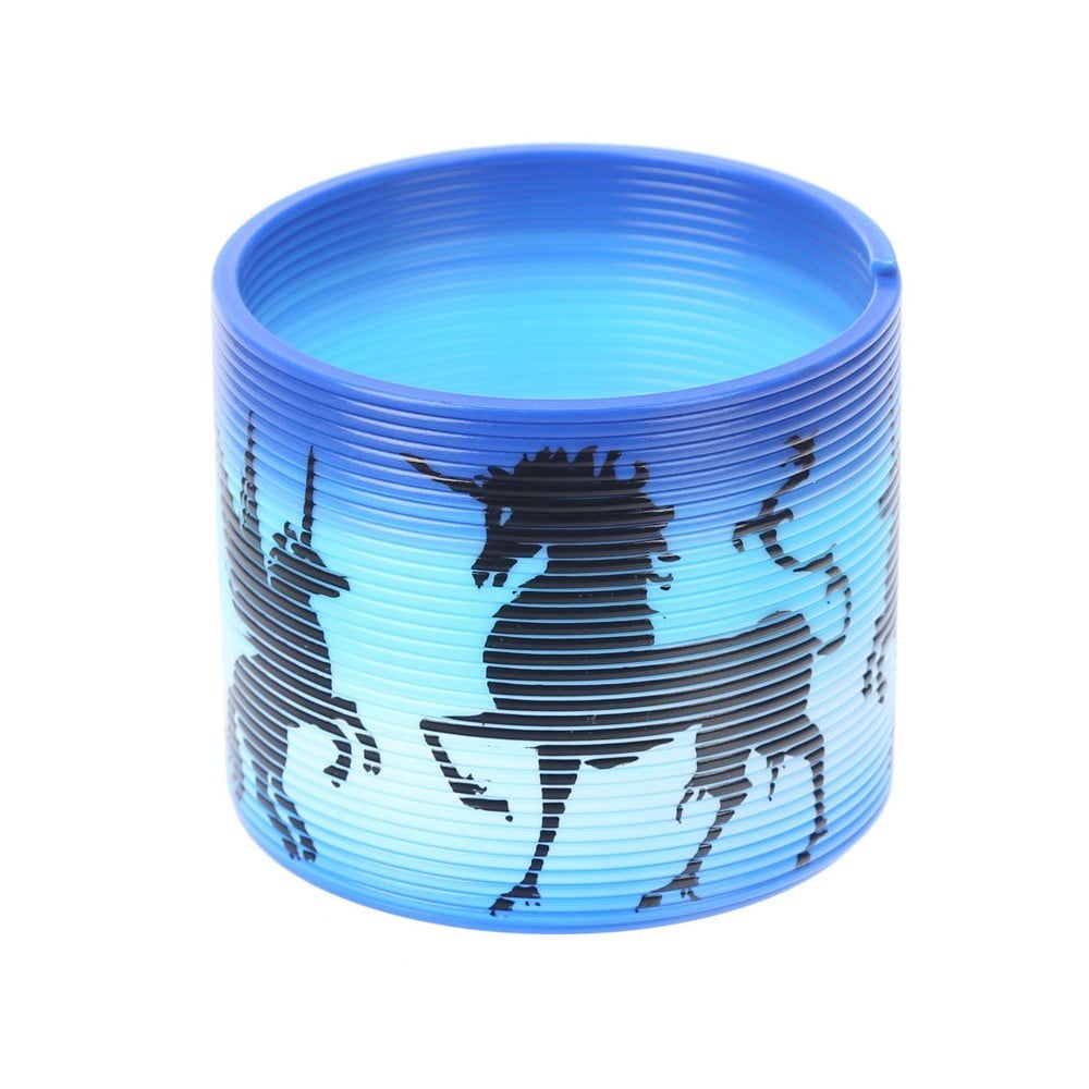 Ressort magique Licorne bleu