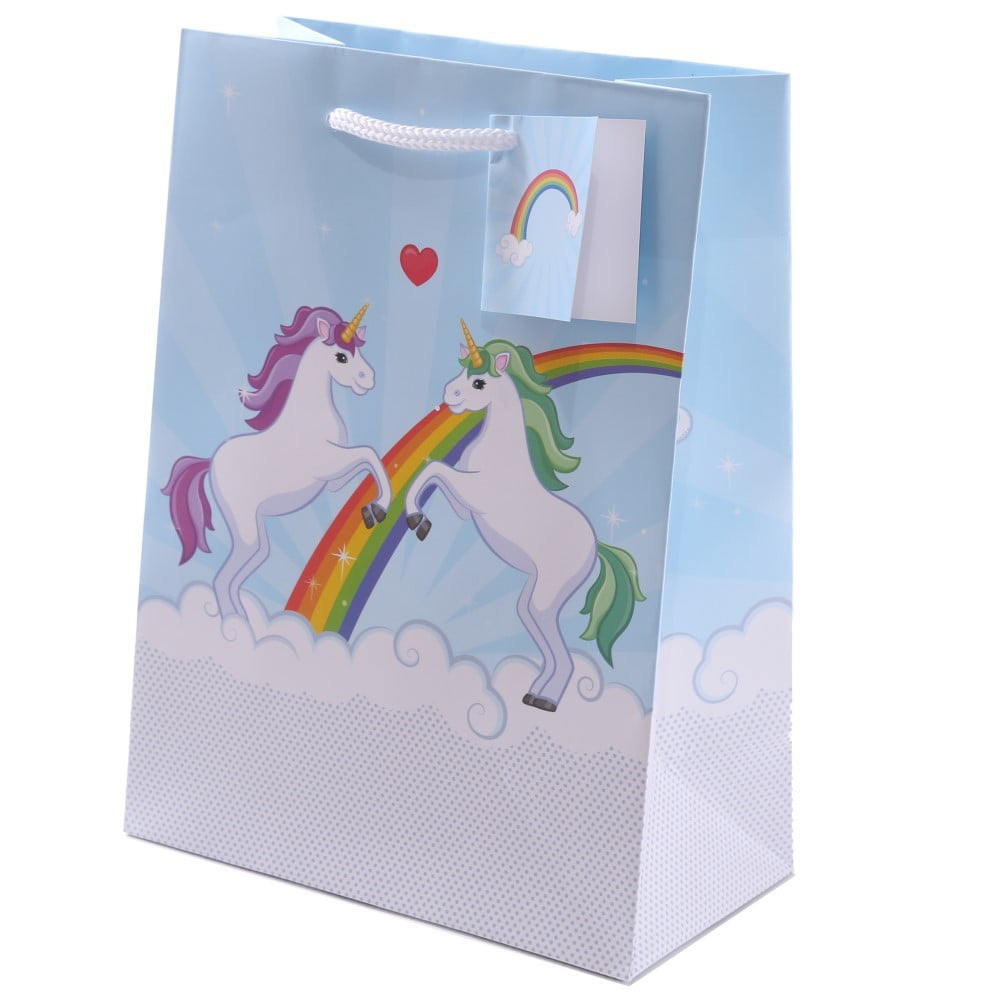 Sac cadeau licorne Médium