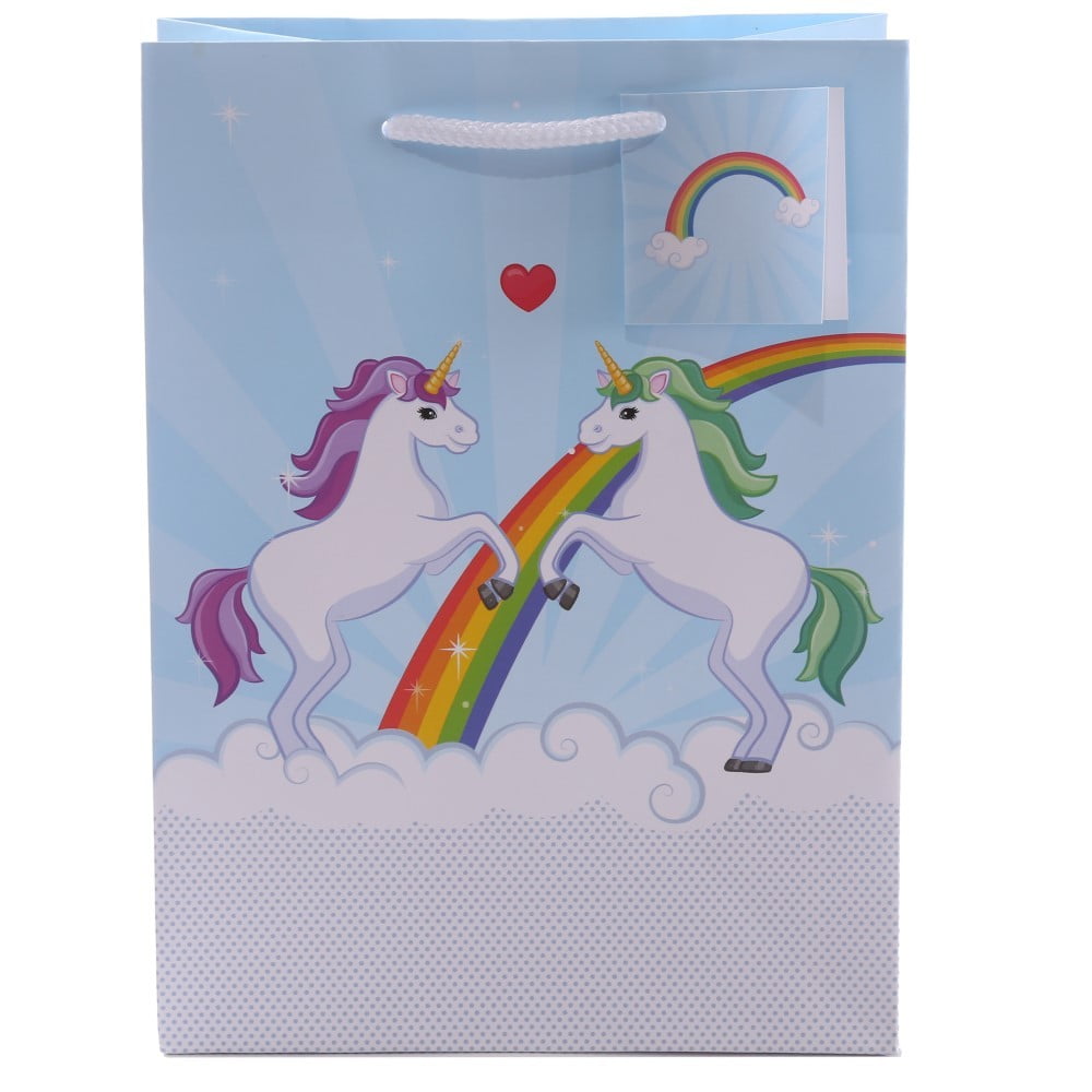 Sac cadeau licorne Médium