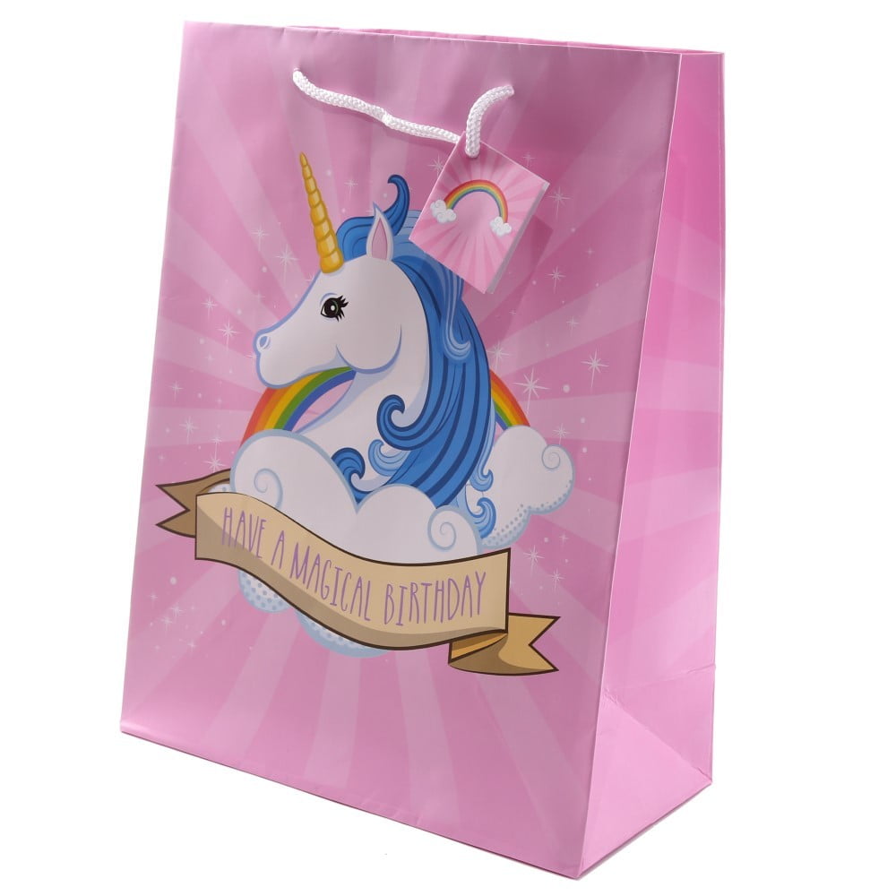 Sac cadeau licorne Grand