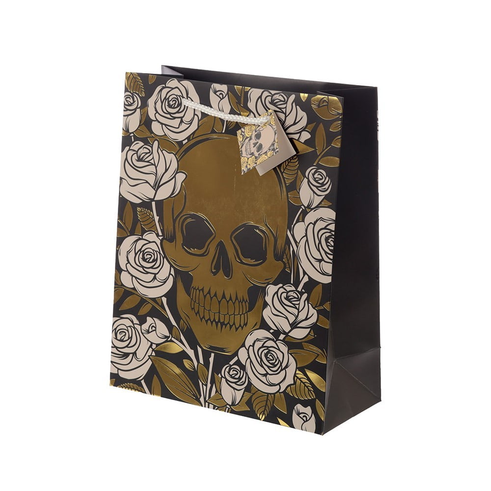 Sac cadeau Skulls and roses Grand