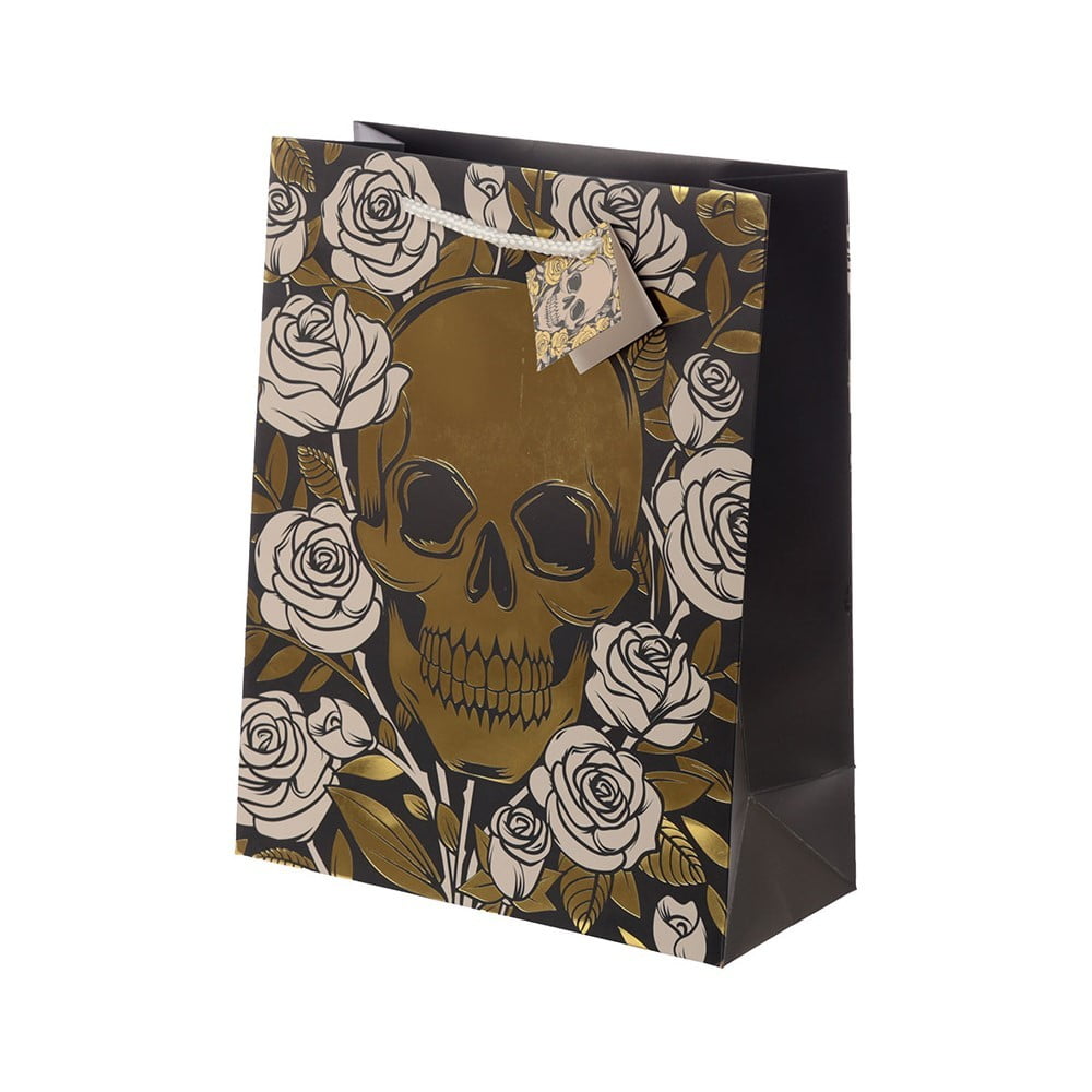 Sac cadeau Skulls and roses Grand