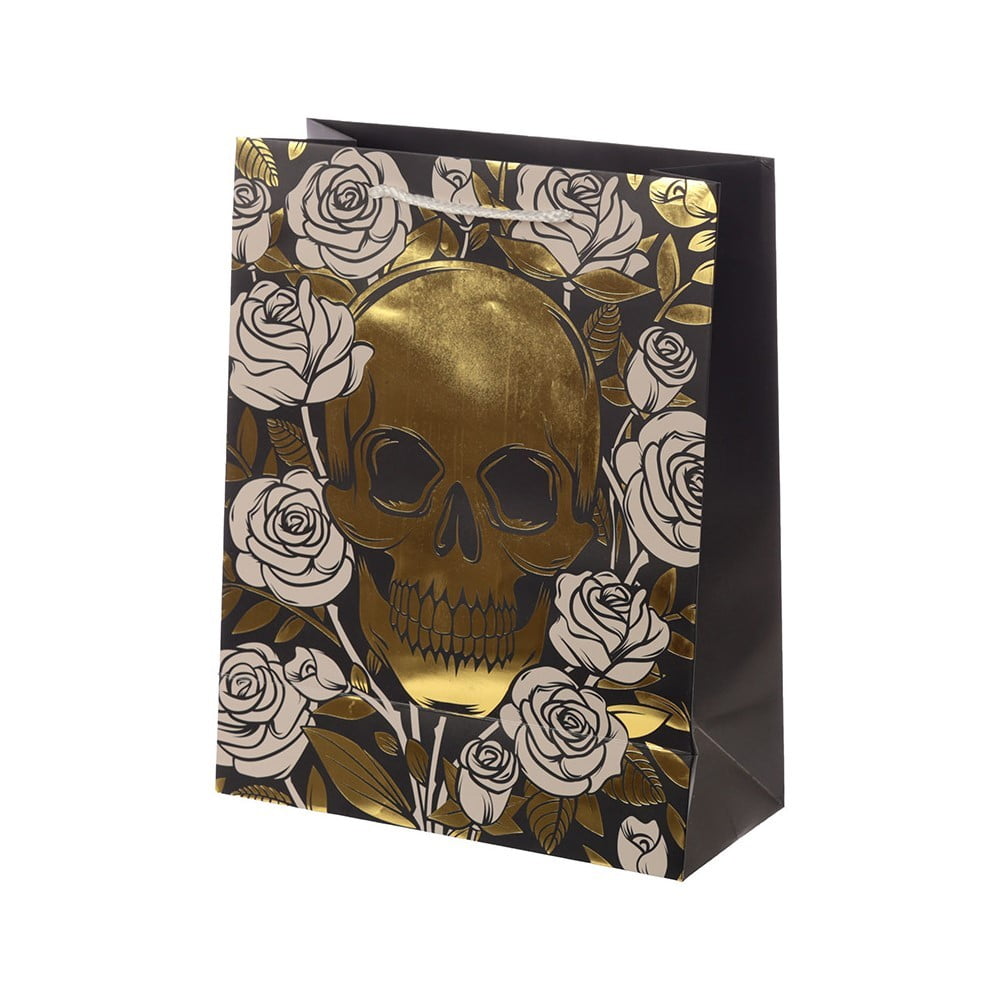 Sac cadeau Skulls and roses Grand