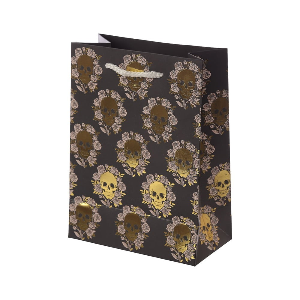 Sac cadeau Skulls and roses Médium