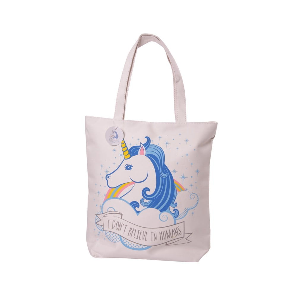 Sac en coton Licorne fermeture éclair