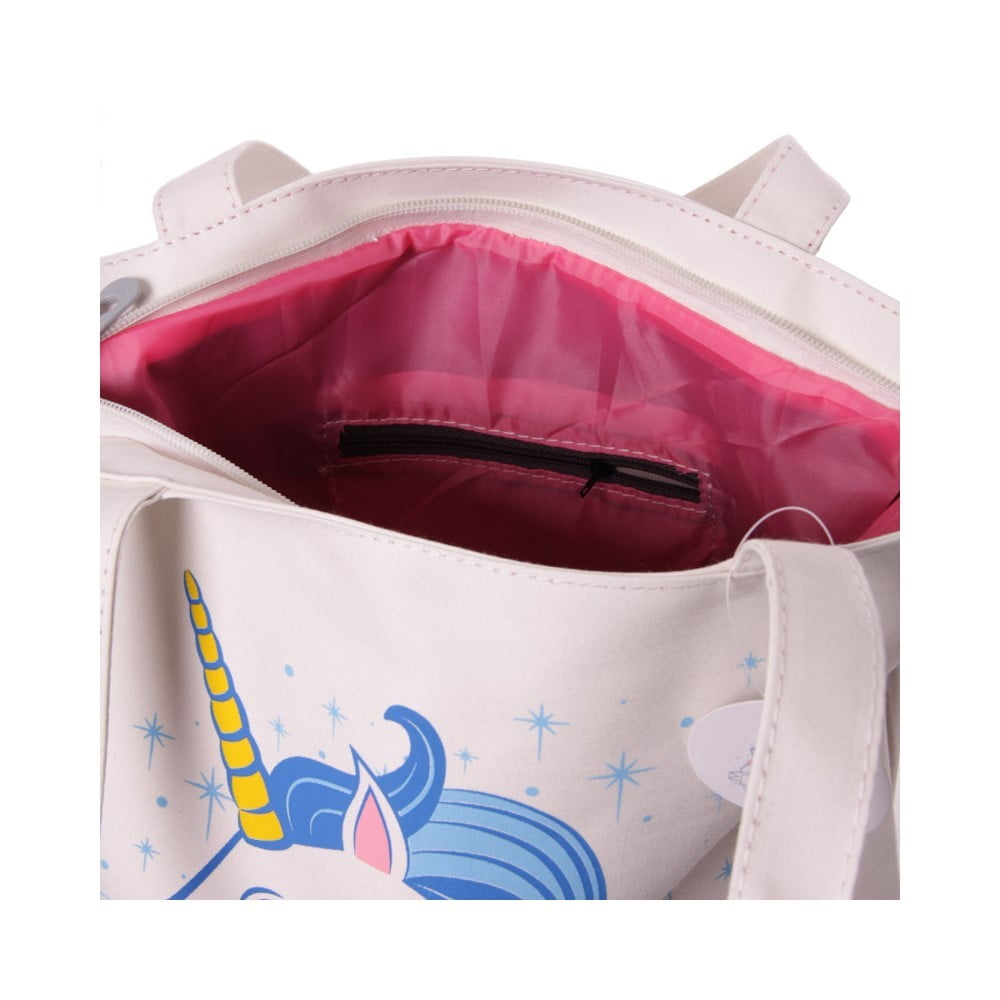 Sac en coton Licorne fermeture éclair