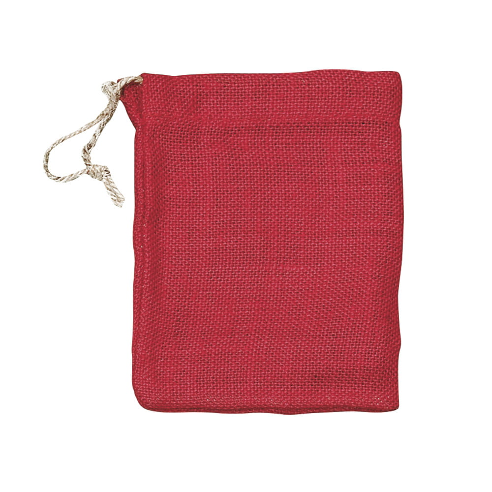 Sac en jute rouge