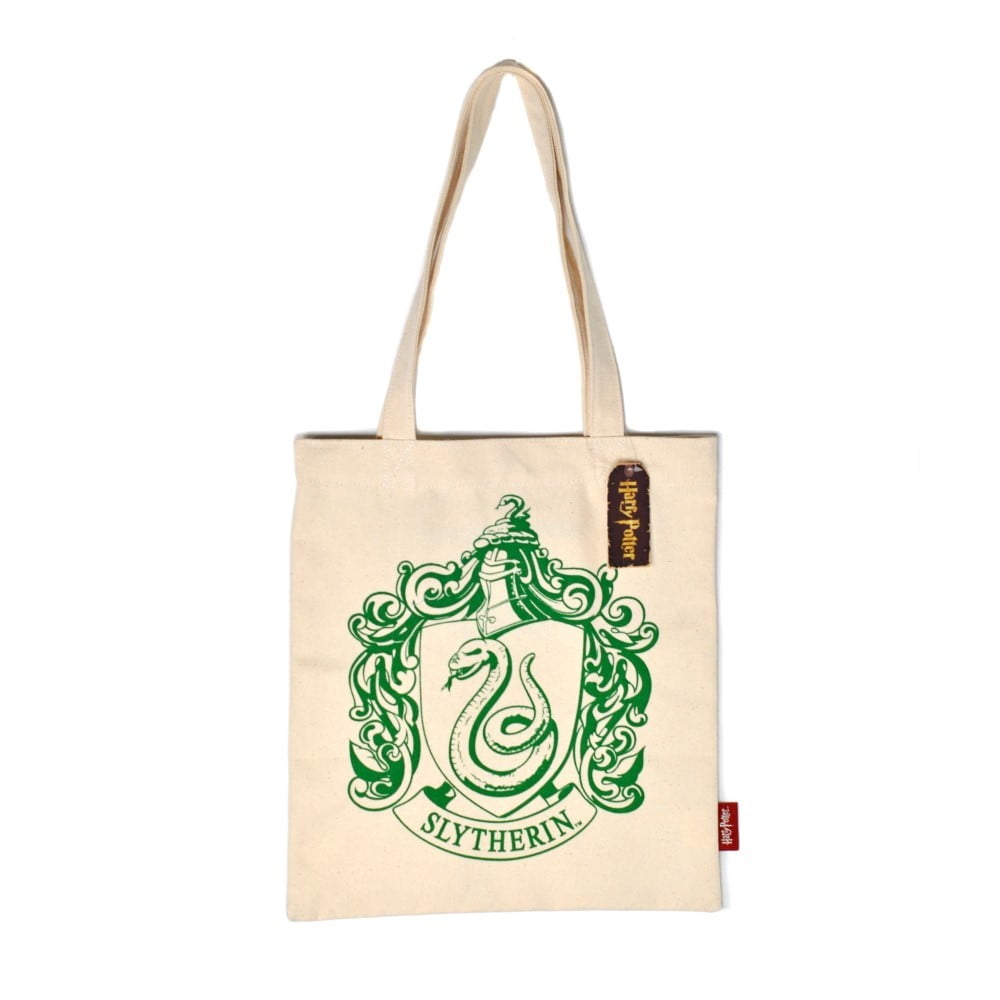 Sac Shopping en toile Harry Potter Slytherin