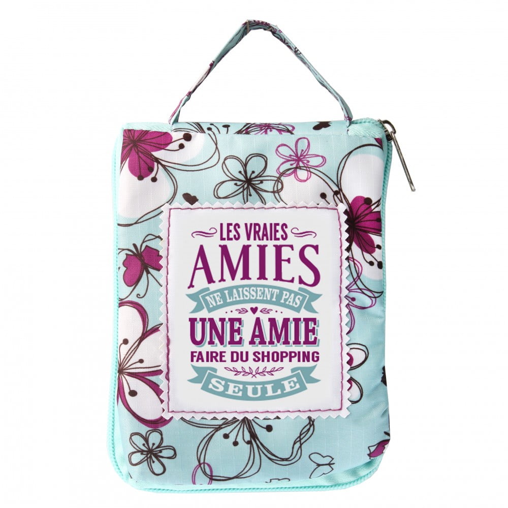 Sac shopping pliable personnalisé Amie 1