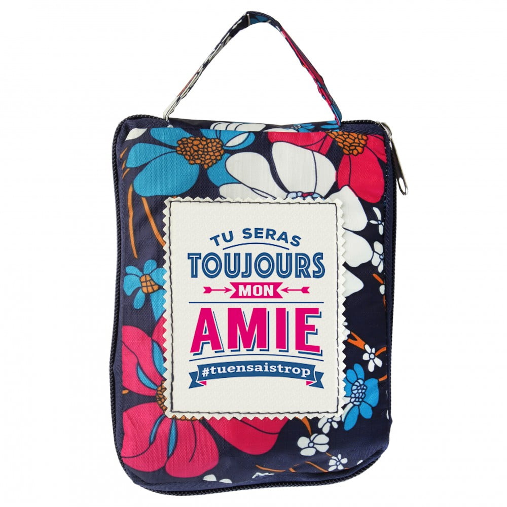 Sac shopping pliable personnalisé Amie 2
