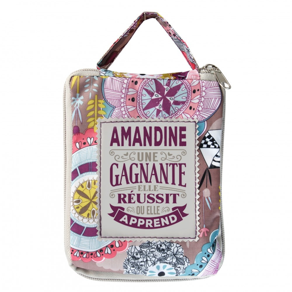 Sac shopping pliable Prénom Amandine