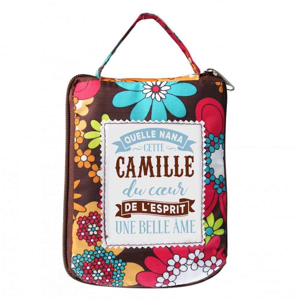 Sac shopping pliable Prénom Camille