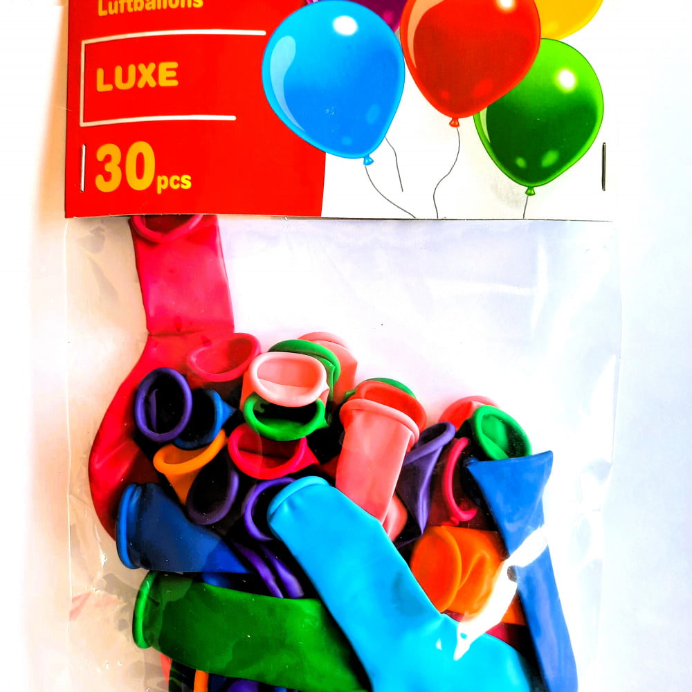 Sachet de 30 ballons de baudruches