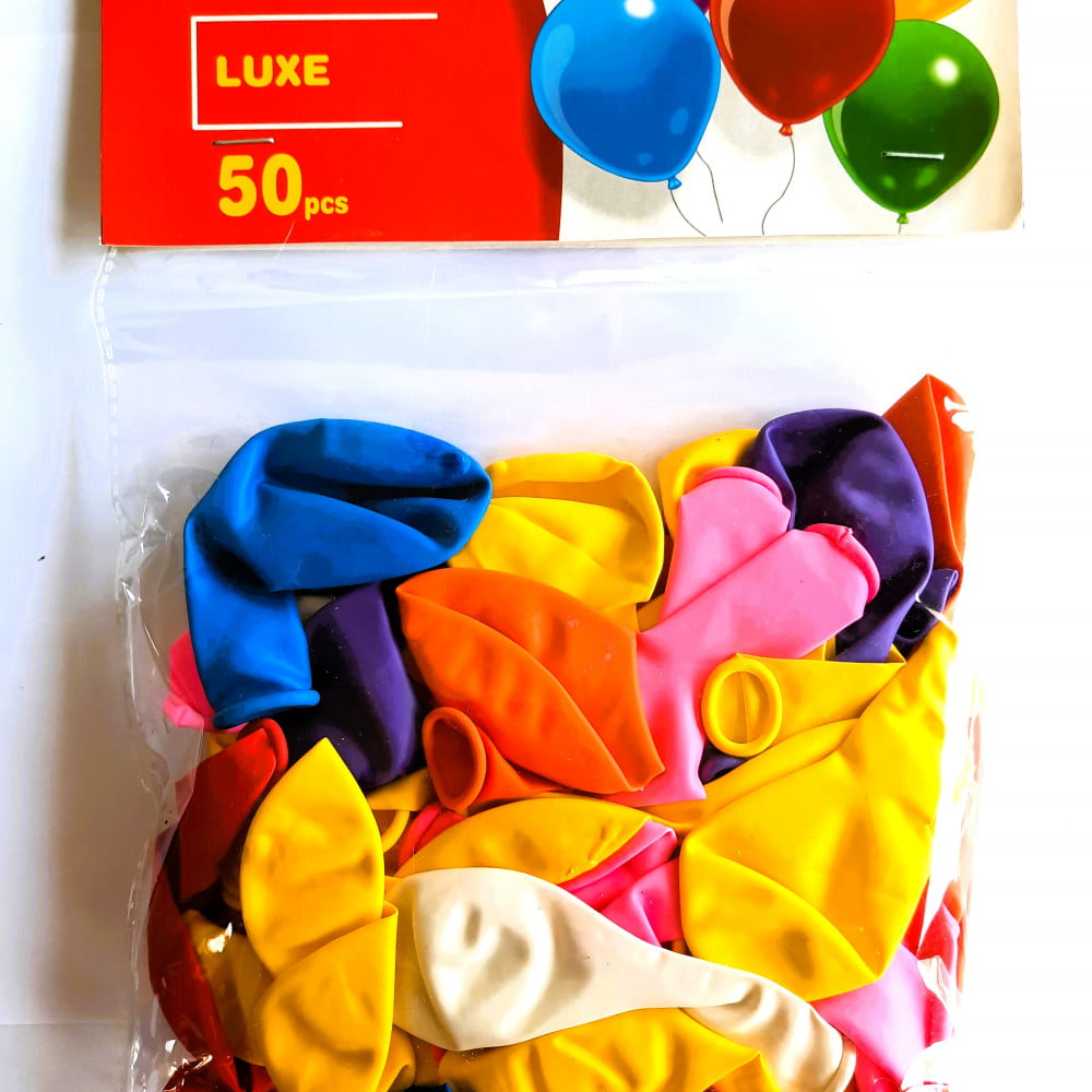 Sachet de 50 ballons de baudruches