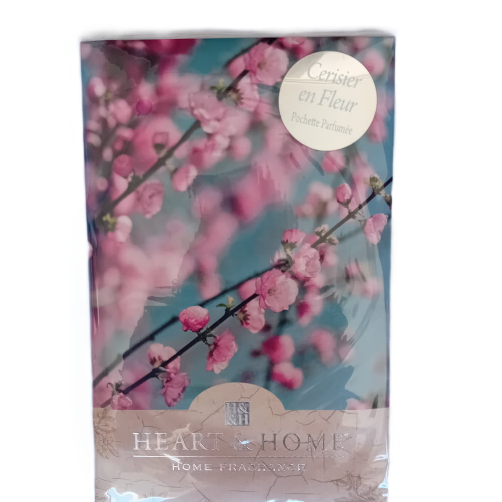 Sachet pochette parfumée Heart & Home Cerisier en fleur