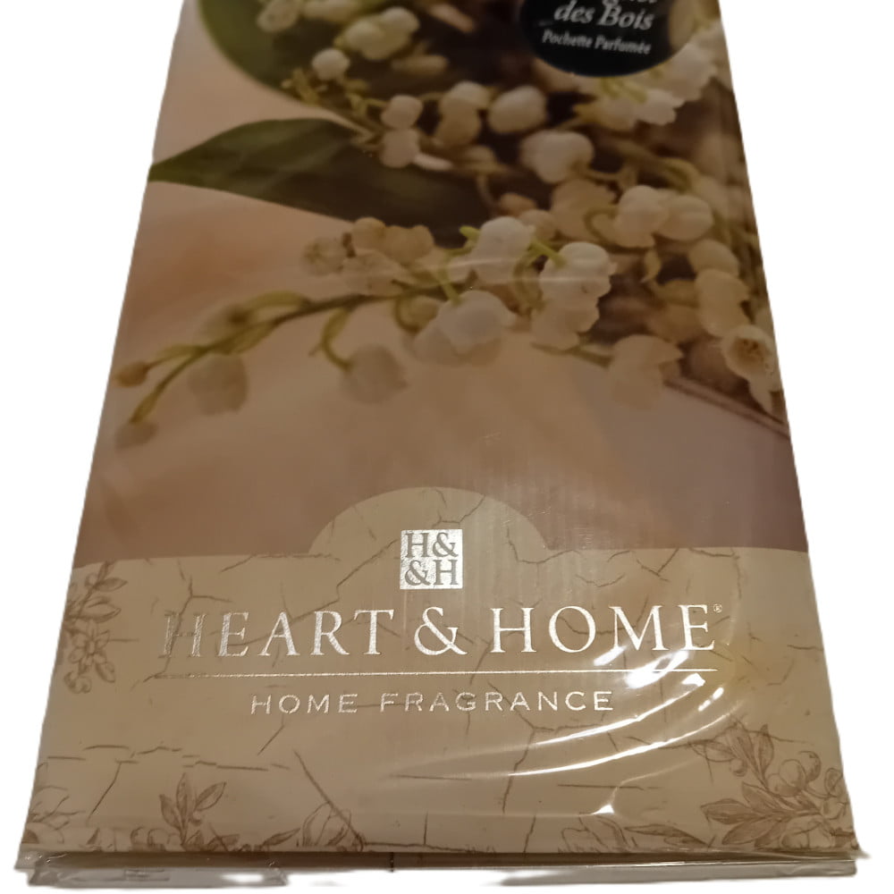 Sachet pochette parfumée Heart & Home parfum Muguet des bois
