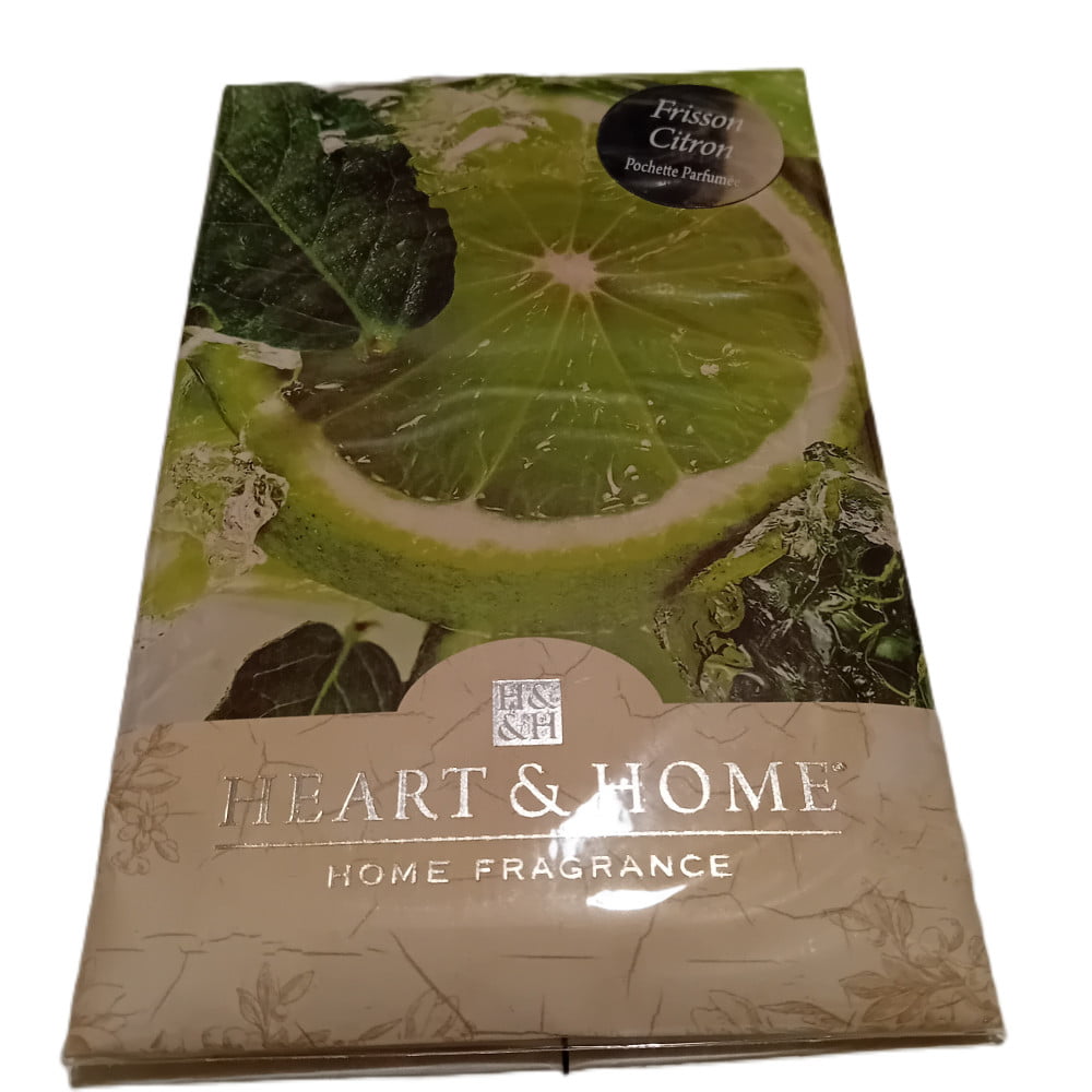 Sachet pochette parfumée Heart & Home parfum Citron