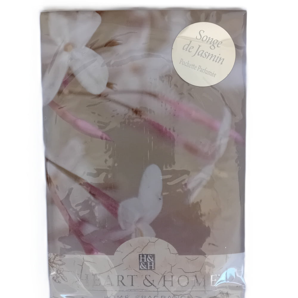 Sachet pochette parfumée Heart & Home parfum Songe de jasmin