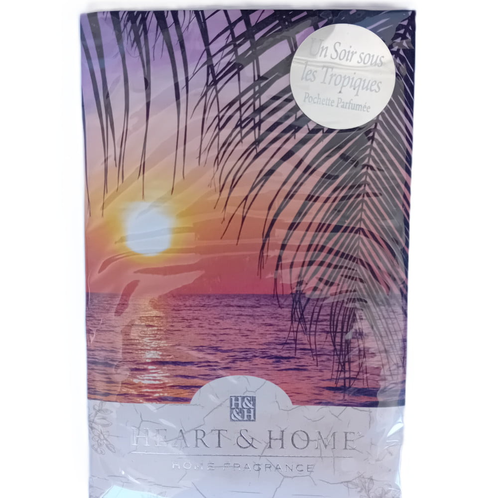 Sachet pochette parfumée Heart & Home  Un soir sous les tropiques