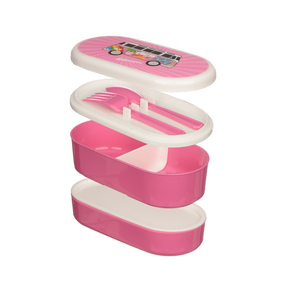 Set boîtes repas Bento VW rose