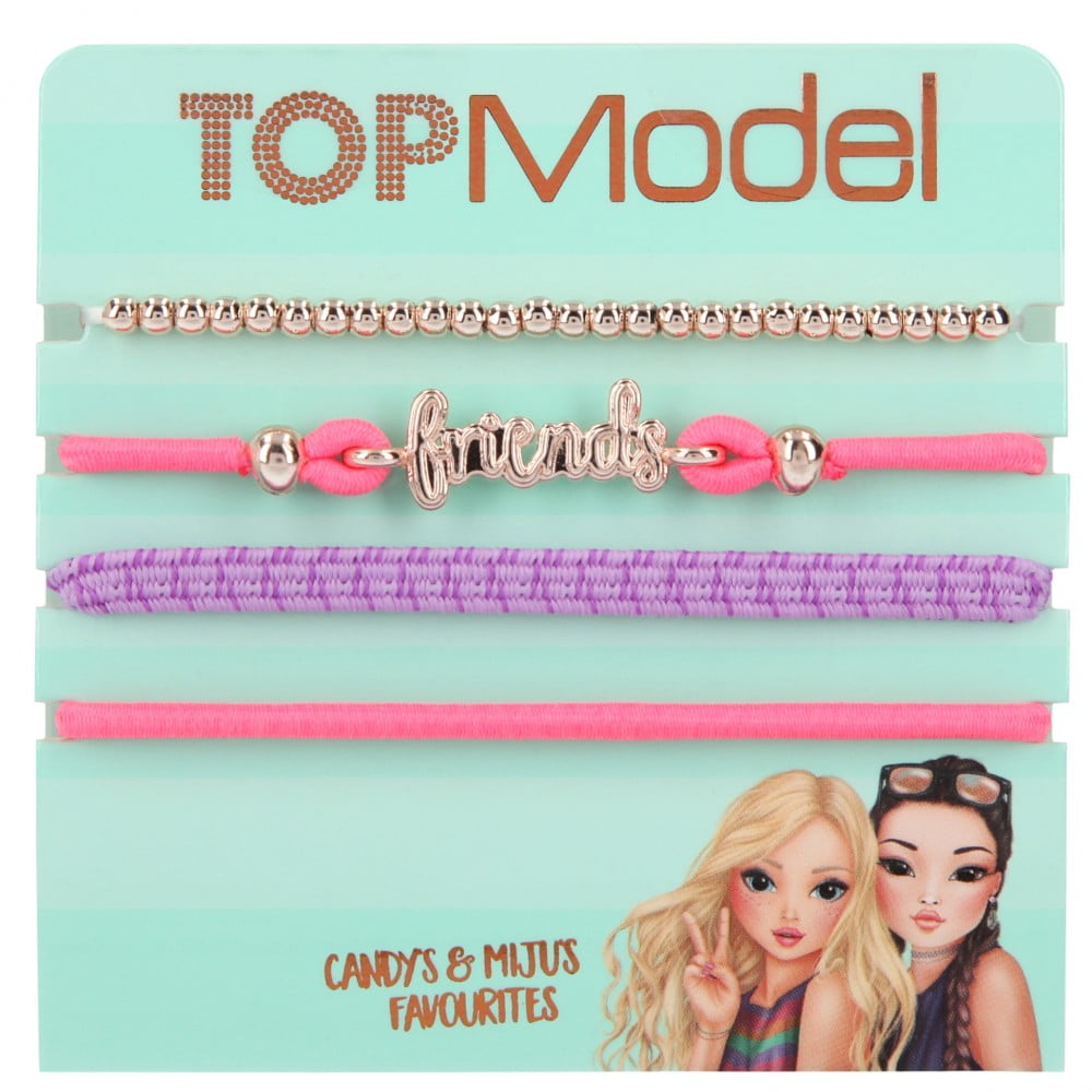 Set cheveux et bracelet TOPModel turquoise Candy et Mijie