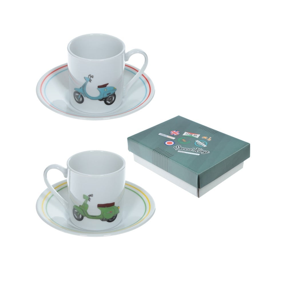 Set de 2 tasses scooter