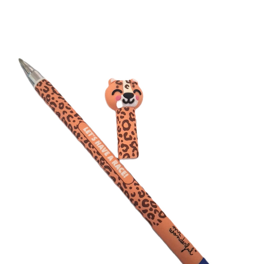 Pochette de 3 Stylos Animaux – Zèbre, Dino et Tigre
