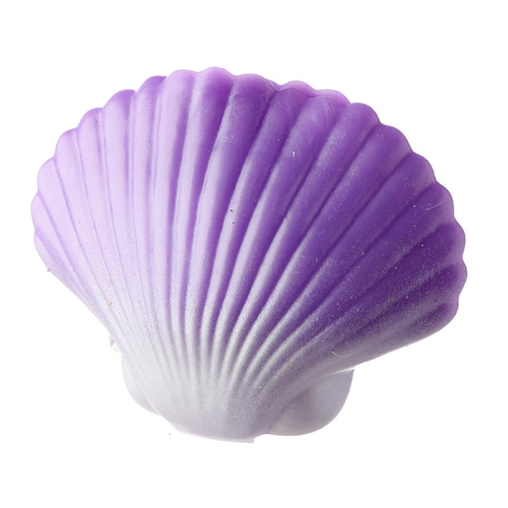 Sirène dans coquillage à presser violette