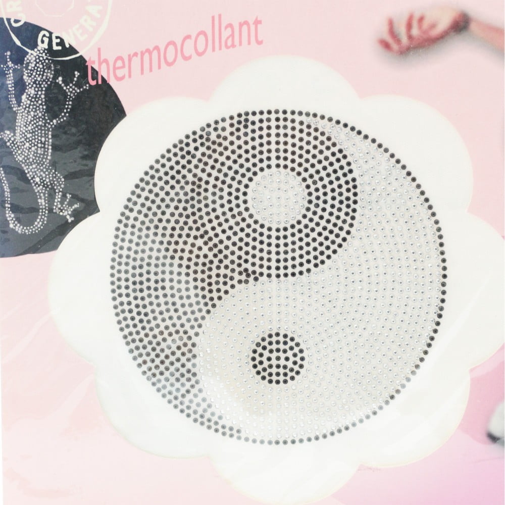 Strass Thermocollant pour textile Yin & Yang